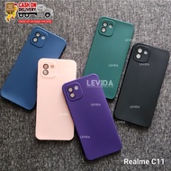 Realme C11 2021 Realme C12 Realme C15 Realme C17 Softcase Macaron Lens Protect Camera Square Case Re