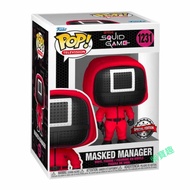 Chai Baoqu FUNKO POP 1231 Square Manager Special Edition International Stickers Squid Game Album