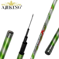 (2.0 M- 7.0 M) Ajiking Carbon X Pole Fishing Pole Fishing Rod Joran Pancing Puyu mesin Pancing tengg