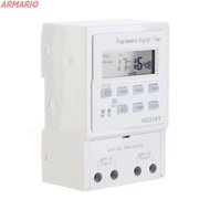 ARMARIO Programmable Timer, 1W Power 30A Digital Timer Switch, Smart Home 1Min - 168H KG316T Microco