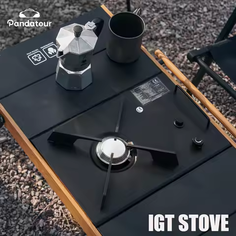Pandatour IGT Removable Furnace Stove High Firepower Folding One-unit Stainless Steel Stove One Lick