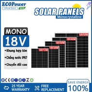 Solar cell panel 18V 15W-50W (+10A Controller) comes with solar panel cable