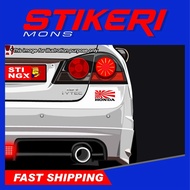 HONDA SUN STICKER KERETA MURAH 