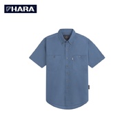 Hara เสื้อเชิ้ต Hara Classic สองกระเป๋าพร้อมกระดุมเหล็ก HMGS-901614 (เลือกไซส์ได้)