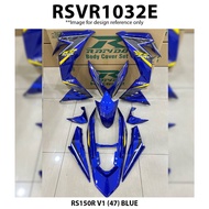 Rapido Coverset cover set (sticker Tanam) RS150 RS150R V1 V2 V3 (47) Colour : WHITE , RED , BLUE , BLACK