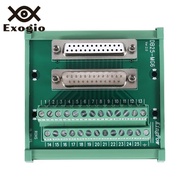 DB25 DIN Rail Mount Interface Module Male/Female Connector Breakout Board