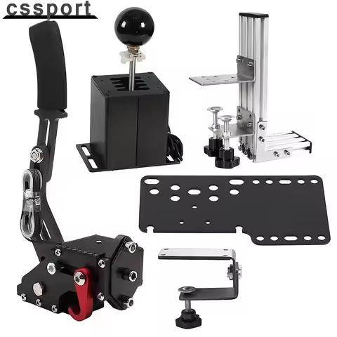 PC USB Simulator Shifter Handbrake with 7+R H Shifter Clip For G29 G27 G920 T300RS