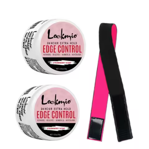 30g Edge Control Styling Gel 3pcs Taming Frizz Hair Cream for Women Natural Finishing Gel Wax and Ha