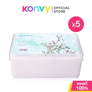Konvy Facial Cotton 150pcs คอนวี่ สำลีแผ่นบาง เพื่อผิวหน้าโดยเฉพาะ