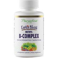 Paradise Herbs, Earth's Blend B-Complex, Methylated, Enzymatically Active Forms of B Vitamins + Supe