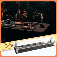 Whiskey Shot Glass Holder with 32mm Slots, Clear Acrylic Cocktail Cup Rack for Vodka Rum Tequila Ser