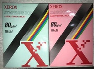 客訂1 XEROX A4 彩色影印紙 80磅 一包500張 共4包