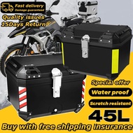 Top Box Motorcycle ABS 45L Waterproof Box Premium Motorcycle Box Accessories Box Motor Motorcycle Ko