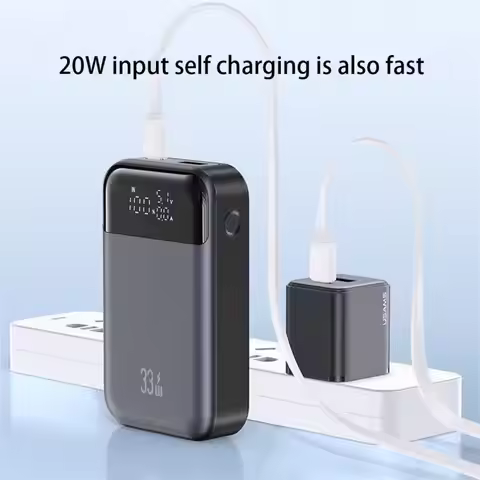 Mini Power Bank 10000mAh 33W PD Fast Charging Powerbank Portable External Battery Phone Charger for 