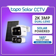 TP-Link Tapo C645D KIT 2K 3MP Dual Lens Solar Cam – 2.4/5GHz WiFi 10000mAh Battery – 360° Pan/Tilt A