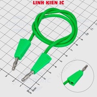 Banana Wire Head 4mm 1000V 6A Length 1m Linhkien IC Green