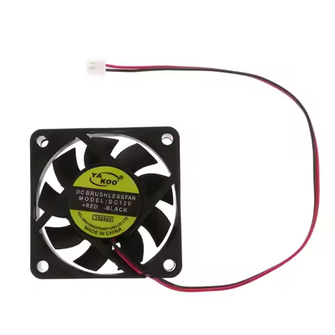 for Dc 12V 2-Pin 60x60x15mm PC Computer CPU System Sleeve-Bearing Cooling Fan 60