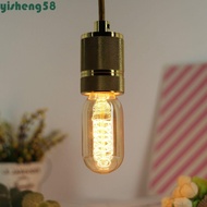 YISHENG 4pcs Retro Light Bulb, Warm Light Bulb Edison Bulb, Safe Light Straight Filament Long Lastin