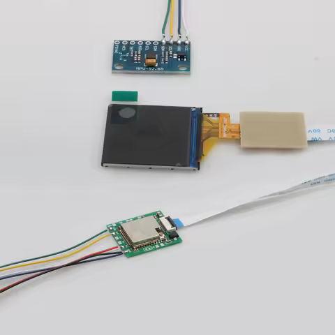 1Set Flight Simulator Instrument 1.3-Inch Screen w Attitude Indicator/Compass/Radar Interface for RC