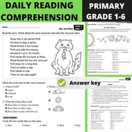 E23 Daily Reading Comprehension Year 1 to Year 6 Primary English Comprehensive