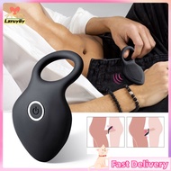 Lzruyiiy【Ready Stock】Wireless Male Waterproof Penis Cock Ring Vibrator Delay Erection Sex Toy