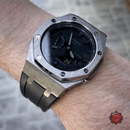 GShock Gun Metal AP Style Gen3 (GA-2100-1A1) All Black Dial