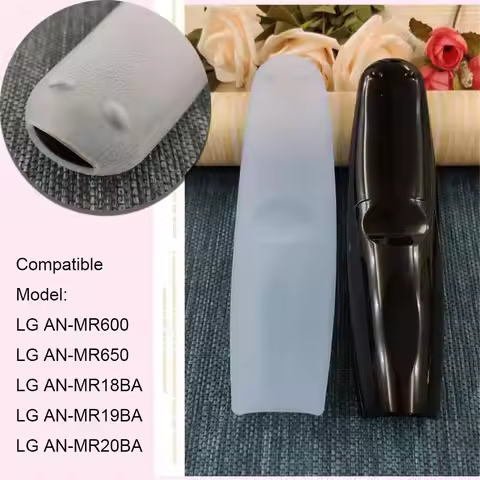 For LG Dynamic TV Remote Control Protective Cover Transparent Silicone Case AN-MR600/650 Thicken Ant