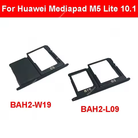 Sim Card Tray For Huawei MediaPad M5 Lite 10.1inch BAH2-L09 BAH2-W19 Tablet PC 4G LTE WIFI Tray Card