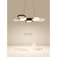 Creative led Chandelier Geometric Dining Room Light Simple Modern Master Bedroom Light Living Room L