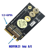 BCM94360CS2/HLT BCM943224PCIEBT2 Card to NGFF(M.2) Key A/E Adapter for Mac OS