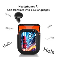 Translator HTC NE20 New Bluetooth 6.0 Wireless Headphones Translation Earphones IPX4 Waterproof Rati