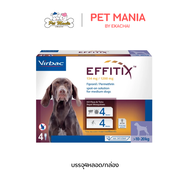 Virbac Effitix Spot-On สำหรับสุนัข 10-20 kg. บรรจุ4หลอด/กล่อง