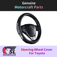 Genuine Leather Car Steering Wheel Cover for Toyota Universal Vios Wigo Fortuner Rush