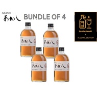 AKASHI White Oak Blended Whisky 500ml 40% [Bundle of 4]