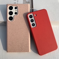 Wheat Straw Material Matte Soft Case For Samsung S25 S25Plus S25Ultra S21 S21Plus S22 S22Ultra S23 S