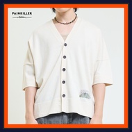 (PAINKILLER) RECTANGLE CARDIGAN / เสื้อคาร์ดิแกน เสื้อแขนยาว เสื้อผ้าผู้ชาย แฟชั่นผู้ชาย เพนคิลเลอร์