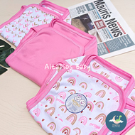 [COD] AltaDios | KADO 6 pcs Popok Double Kain Seri Merah Muda PINK | Popok Tali Polos Motif Karakter Baby Newborn | Perlengkapan Popok Bayi Baru Lahir Anak New Born Pampers Clodi Chiyoko