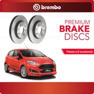 BREMBO Front Discs (2pcs) - Ford Fiesta 1.0 ecoboost