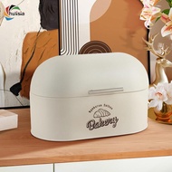 [chulisia] Metal Bread Box Bin Bread Box Bread Storage Container Bin Farmhouse Bread Box for Cake Pa