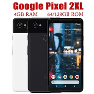 Original Unlocked Google Pixel 2XL Smartphone 6" 4GB RAM 64/128GB ROM NFC Octa Core Mobile Snapdragon 4G LTE Cell Phone WiFi Bar