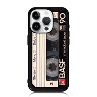 Casing Case iPhone 15 14 13 12 11 XR XS X 8 7 6 5 SE Pro Max Mini Plus Retro Cassette AE2566 Custom 