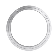 T6Aluminium Rotating Turntable Bearing Swivel Plate 12 Inch Silver