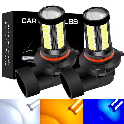 2x Car Fog Lamp H11 Led Lamp H7 9005 HB3 9006 HB4 H9 H8 H16 PSX24W PSX26W P13W White Ice Blue Fog Li