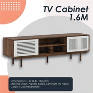 KABINET TV/ RAK TV/ TV KONSOL/TV CABINET 1.6M MODERN MEDIA STORAGE CABINET/TV RACK/TV CONSOLE/TV STA