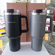 BV066L 40 OZ Tumbler, 1.2 liter tumbler, can hold colds up to 6 hours, SUS 304, Black and Grey