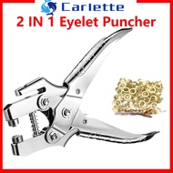 2in1 Eyelet Puncher 5mm for Hang Tag with Eyelet Grommet Leather Paper Board Fabric Clay