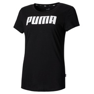 PUMA BASICS - เสื้อยืดผู้หญิง Essentials สีดำ - 84719501