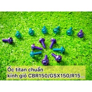 CBR150/GSX150/R15 windshield titanium screws - windshield screws