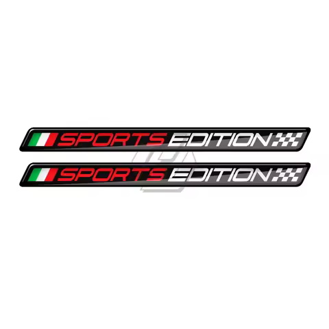 For Ducati Monster Aprilia Vespa GTS GTV Decals 3D Resin Motorcycle Decal Italy Sports Edition Stick
