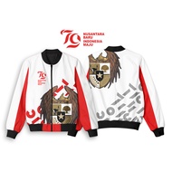 HOODIE JAKET BOMBER PRO X INDONESIA MERDEKA HUT RI 79 DIRGAHAYU INDONESIAKU SPECIAL EDITION EXCLUSIV